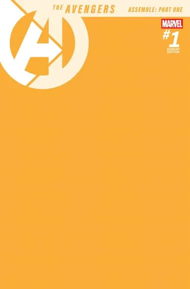 AVENGERS #1 TRUE BELIEVERS BLIND BAG REVEAL ORANGE BLANK VARIANT