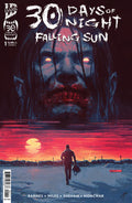 Comic book cover of '30 Days of Night: Falling Sun' with a dark and eerie design.