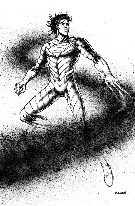 ABSOLUTE SUPERMAN #18 CVR D CHRIS BURNHAM CARD STOCK VARIANT