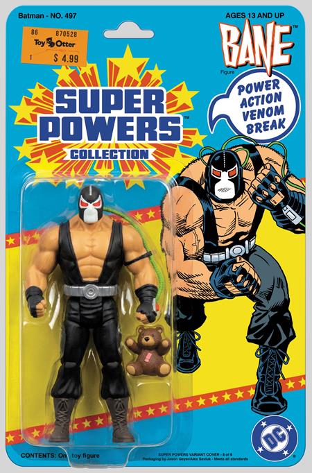BATMAN #497 FACSIMILE EDITION CVR D JASON GEYER & ALEX SAVIUK BANE SUPER POWERS CARD STOCK VARIANT