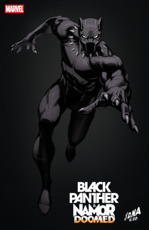 BLACK PANTHER NAMOR DOOMED #4 DAVID NAKAYAMA COLOR BLOCK BLACK VARIANT