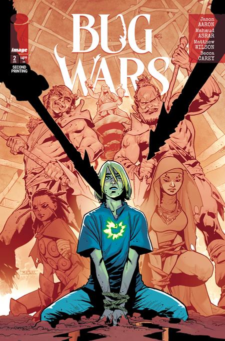 Comic book cover titled 'Bug Wars' with characters in a dramatic pose.