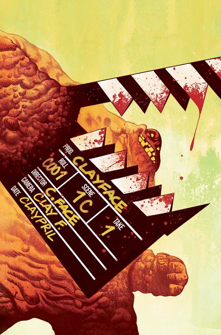 CLAYFACE CELEBRITY DIRT #1 (OF 6) CVR B MIKE DEL MUNDO CARD STOCK VARIANT