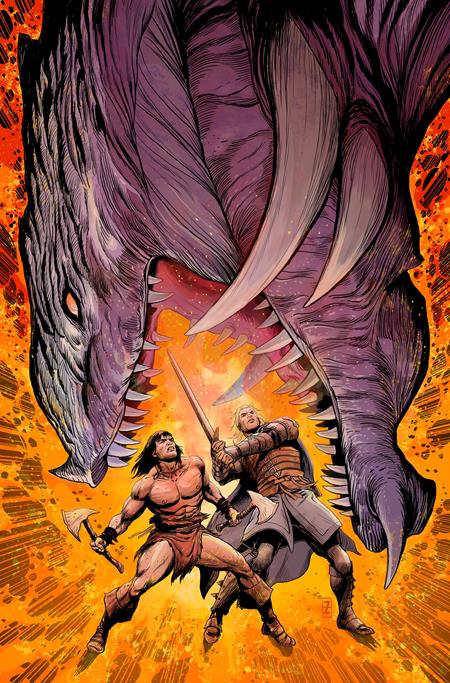CONAN AND DRAGONERO #4 (OF 7) CVR C PATCH ZIRCHER VIRGIN CARDSTOCK VARIANT