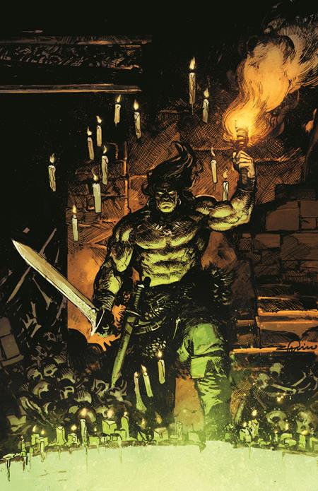 CONAN THE BARBARIAN TIDES OF THE TYRANT KING #1 (OF 4) CVR J GERARDO ZAFFINO VIRGIN CARDSTOCK VARIANT
