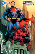 DC MARVEL SUPERMAN SPIDER-MAN #1 (ONE SHOT) CVR B JIM LEE CARD STOCK VARIANT