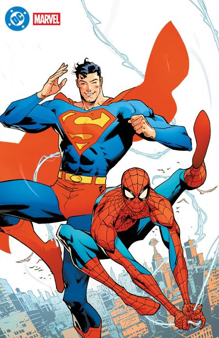 DC MARVEL SUPERMAN SPIDER-MAN #1 (ONE SHOT) CVR Y JORGE JIMENEZ FOIL VARIANT