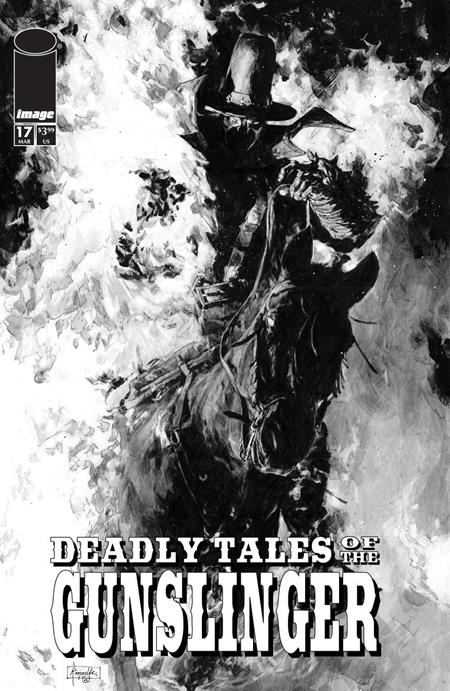 DEADLY TALES OF THE GUNSLINGER SPAWN #17 CVR B PATRIC REYNOLDS B&W VARIANT