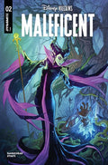 Comic book cover featuring Maleficent from Disney Villains series