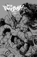 DO A POWERBOMB BLACK AND WHITE #2 (OF 3) CVR B DANIEL WARREN JOHNSON ORANGUTAN VARIANT