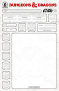 DUNGEONS & DRAGONS TOTAL PARTY KILLERS #1 CVR E BLANK COVER CHARACTER SHEET VARIANT