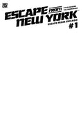 ESCAPE FROM NEW YORK ESCAPE FROM CHICAGO #1 CVR F BLANK SKETCH CARD STOCK VARIANT