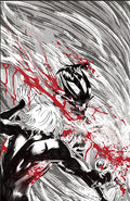 FIREBORN #5 CVR E PATRICK MULHOLLAND BLACK AND WHITE AND BLOOD VIRGIN CARDSTOCK VARIANT