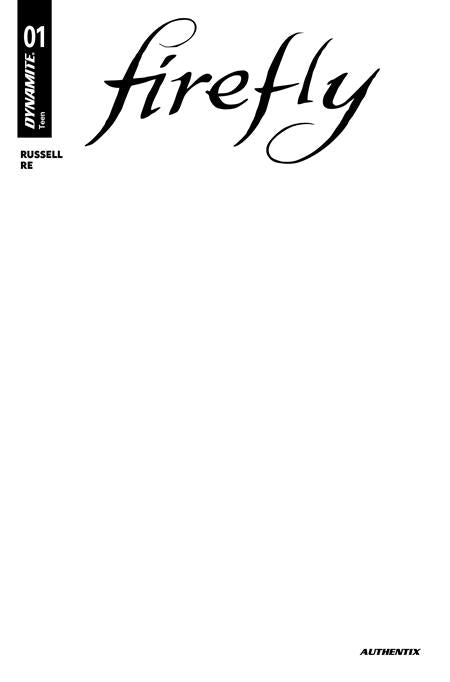 FIREFLY #1 CVR I BLANK AUTHENTIX VARIANT