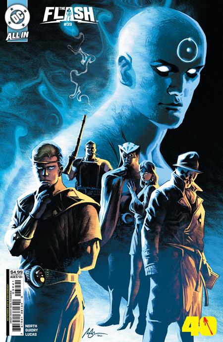FLASH #39 CVR D RAFAEL ALBUQUERQUE WATCHMEN 40TH ANNIVERSARY CARD STOCK VARIANT