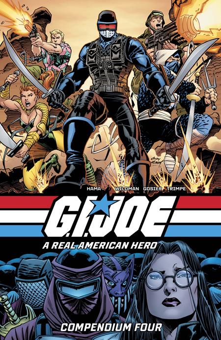 GI JOE A REAL AMERICAN HERO COMPENDIUM VOL 04 ANDY KUBERT & LAURA MARTIN CVR TRADE PAPERBACK