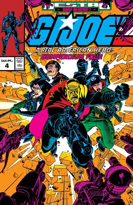 GI JOE A REAL AMERICAN HERO COMPENDIUM VOL 04 DIRECT MARKET EXCLUSIVE MICHAEL GOLDEN CVR TRADE PAPERBACK
