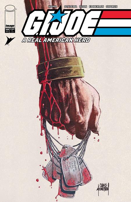 GI JOE A REAL AMERICAN HERO #109 HAMA FILES EDITION CVR B CHRIS MOONEYHAM VARIANT