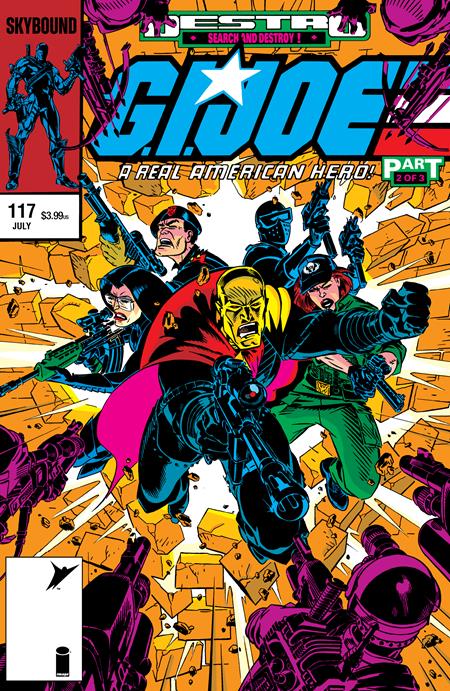 GI JOE A REAL AMERICAN HERO #117 HAMA FILES EDITION CVR C MICHAEL GOLDEN FOIL VARIANT