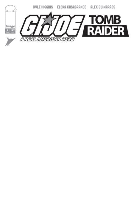 GIVE JOE A REAL AMERICAN HERO TOMB RAIDER #1 (OF 5) CVR G BLANK SKETCH VARIANT