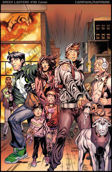 GREEN LANTERN #37 CVR C CHRIS CAMPANA & NORM RAPMUND CARD STOCK VARIANT