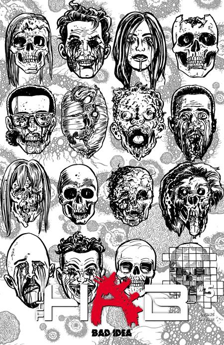 HAB #5 (OF 5) CVR E DAVID LAPHAM BW DEAD SKULLS VARIANT