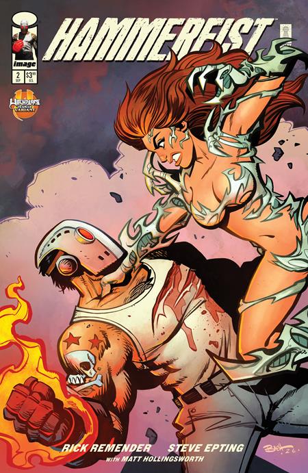 HAMMERFIST #2 CVR C BRETT PARSON WITCHBLADE TEAM UP VARIANT