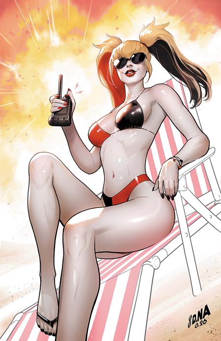 HARLEY QUINN #68 CVR B DAVID NAKAYAMA CARD STOCK VARIANT