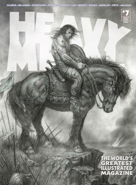 HEAVY METAL MAGAZINE #7 CVR B CALIBOS VARIANT