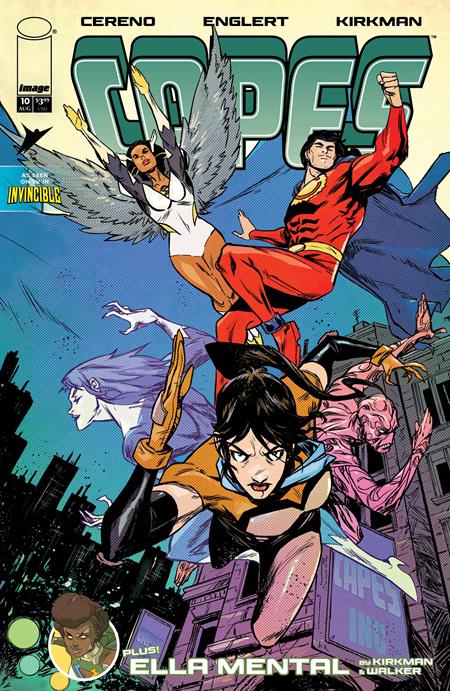 INVINCIBLE UNIVERSE CAPES #10 CVR E SANFORD GREENE CONNECTING VARIANT