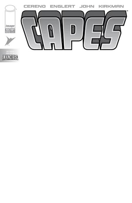 INVINCIBLE UNIVERSE CAPES #13 CVR F BLANK SKETCH VARIANT