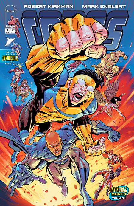INVINCIBLE UNIVERSE CAPES #5 CVR F MARK ENGLERT INVINCIBLE TEAM UP VARIANT