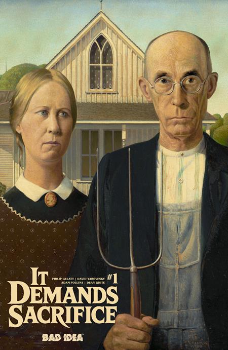 IT DEMANDS SACRIFICE #1 (OF 4) CVR E GRANT WOOD OLD MASTERS VARIANT