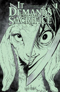 IT DEMANDS SACRIFICE #1 (OF 4) CVR J ADAM POLLINA GLOW IN THE DARK VARIANT