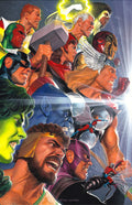 JLA AVENGERS #3 FACSIMILE EDITION ALEX ROSS 2-PART CONNECTING VARIANT