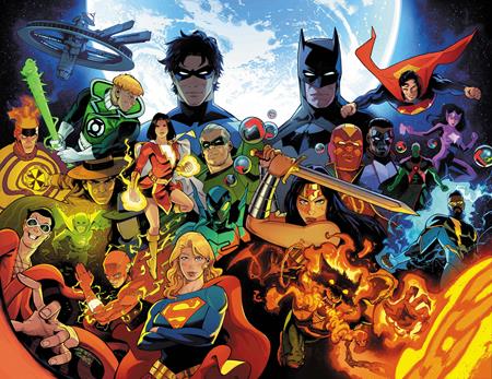 JUSTICE LEAGUE UNLIMITED #25 CVR I RAFAEL PEREZ WRAPAROUND CARD STOCK VARIANT