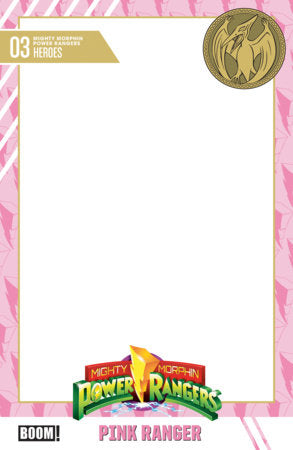 MIGHTY MORPHIN POWER RANGERS (2026) #3 CVR D TRADING CARD BLANK SKETCH VARIANT