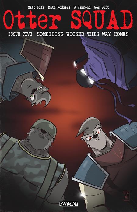 OTTER SQUAD #5 CVR B J HAMMOND THE BOYS HOMAGE BAGGED WITH TRADING CARD VARIANT