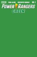 POWER RANGERS GREEN #1 CVR E GREEN BLANK SKETCH VARIANT