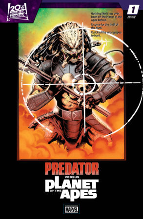 PREDATOR VS THE PLANET OF THE APES #1 CHRIS CAMPANA MOVIE POSTER HOMAGE VARIANT