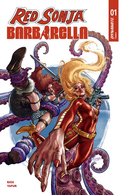 RED SONJA BARBARELLA #1 CVR C DIEGO YAPUR VARIANT