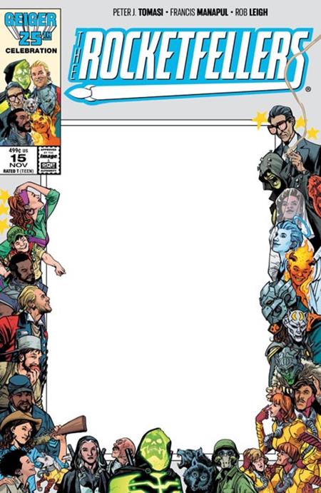 ROCKETFELLERS #15 CVR D BLANK SKETCH VARIANT