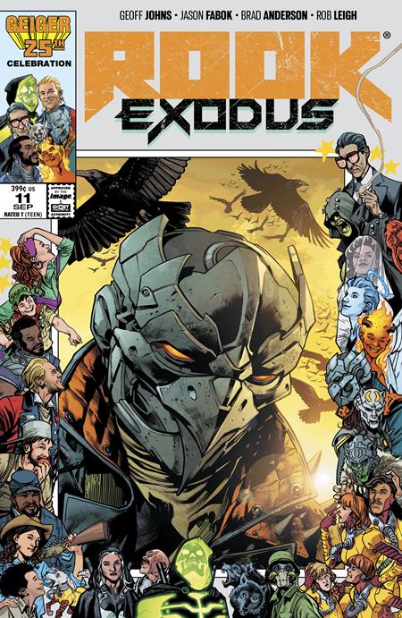 ROOK EXODUS #11 CVR D BRYAN HITCH & BRAD ANDERSON GEIGER #25 ANNIVERSARY VARIANT