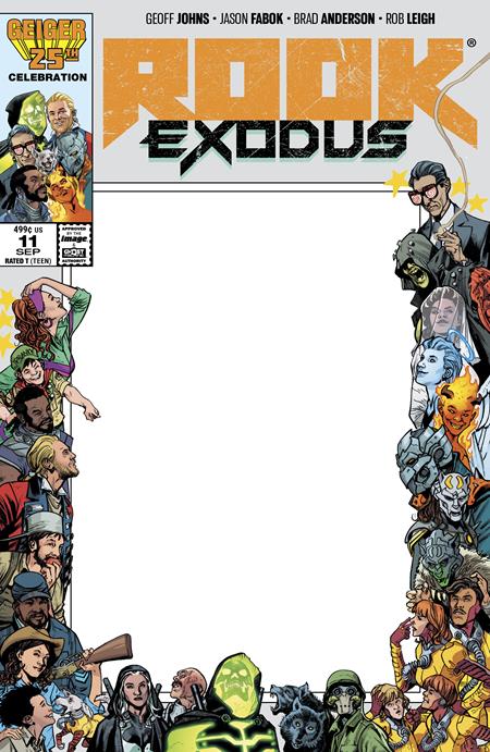 ROOK EXODUS #11 CVR E BLANK SKETCH VARIANT