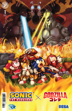 SONIC THE HEDGEHOG X GODZILLA #1 CVR B FONSECA VARIANT
