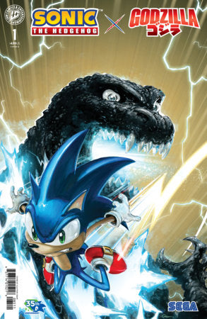 SONIC THE HEDGEHOG X GODZILLA #1 CVR D CRAIN VARIANT