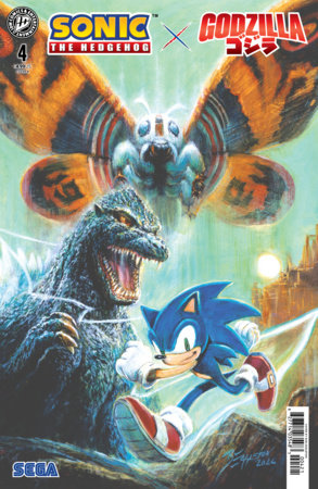 SONIC THE HEDGEHOG X GODZILLA #4 CVR B EGGLETON VARIANT