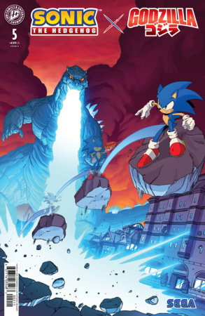 SONIC THE HEDGEHOG X GODZILLA #5 CVR B SCHOENING VARIANT