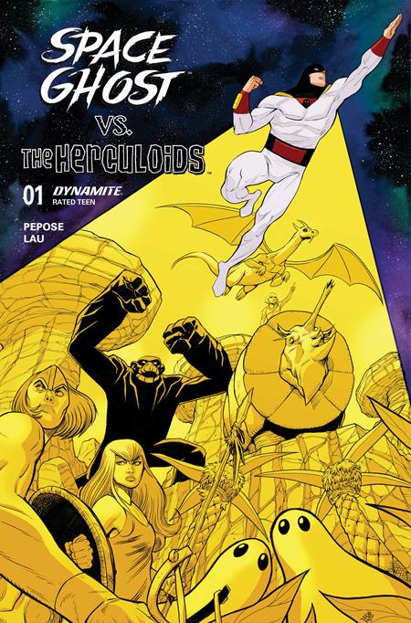 SPACE GHOST VS THE HERCULOIDS #1 CVR B DREW MOSS VARIANT