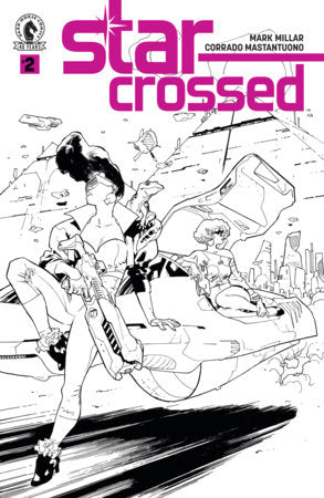 STAR-CROSSED #2 CVR B B&W IMMONEN VARIANT